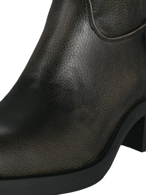 MATWELL2 Botki, obcas 6 cm czarny taupe - Buty damskie