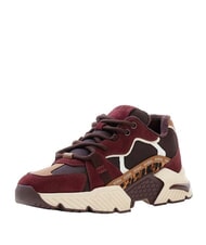 GUESS CARRLI8 Adidasy ciemne wino - Buty damskie - 2