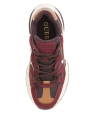 GUESS CARRLI8 Adidasy ciemne wino - Buty damskie - 4