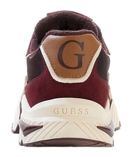 GUESS CARRLI8 Adidasy ciemne wino - Buty damskie - 5