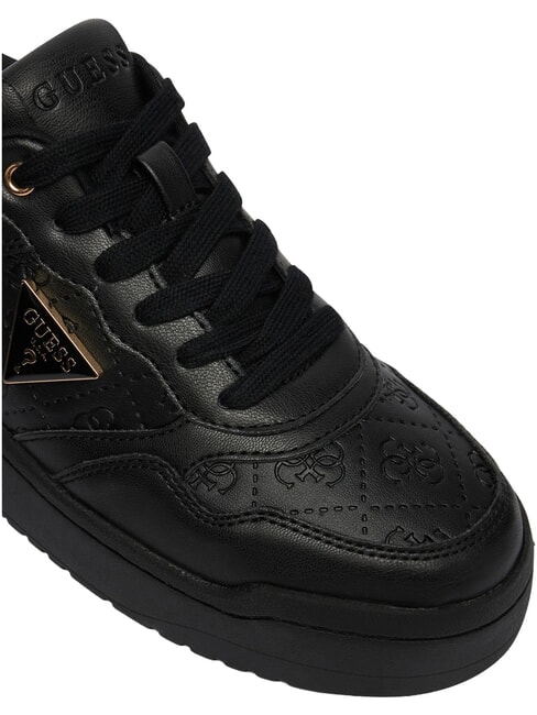 MIRAM6 Adidasy Czarny/Czarny - Buty damskie