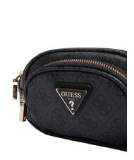 GUESS LATONA Torba na ramię węgiel - Marsupium - 5