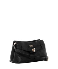 GUESS ELLA Torba na ramię czarne logo - Torby damskie - 2