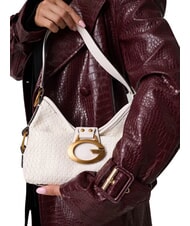 GUESS CAMDEN Torba na ramię biały - Torby damskie - 4