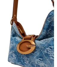 GUESS CAMDEN                                   Torba na ramię, regulowana logo dżinsowe - Torby damskie - 6