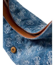 GUESS CAMDEN                                   Torba na ramię, regulowana logo dżinsowe - Torby damskie - 8