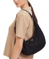 GUESS ECO GEMMA                                Torba na ramię, regulowana CZARNY - Torby damskie - 2