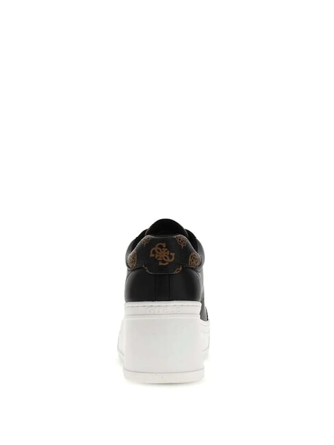 ROAZY Trampki na koturnie 7,5 cm CZARNY - Buty damskie
