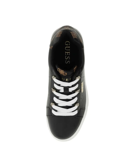 ROAZY Trampki na koturnie 7,5 cm CZARNY - Buty damskie