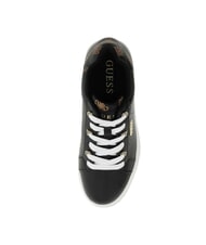 GUESS ROAZY Trampki na koturnie 7,5 cm CZARNY - Buty damskie - 5