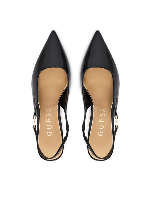 NASHILY Cz&oacute;łenka na obcasie 8,5 cm CZARNY - Buty damskie