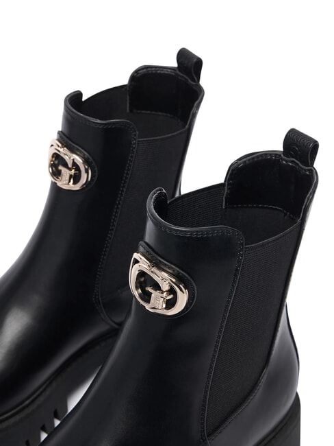 FIDA Botki na obcasie 4,5 cm CZARNY - Buty damskie