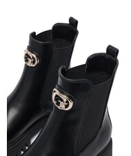 GUESS FIDA Botki na obcasie 4,5 cm CZARNY - Buty damskie - 4