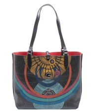 GATTINONI PLANETARIUM Odwracalny shopper wiśniowy - Torby damskie - 5