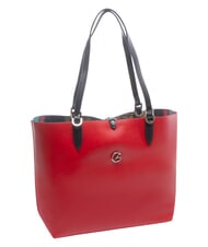 GATTINONI PLANETARIUM Odwracalny shopper wiśniowy - Torby damskie - 6