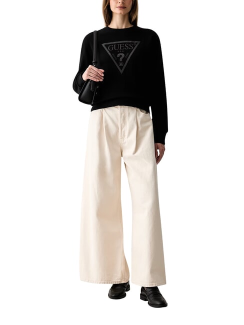 BASIC TRIANGLE Bluza z okrągłym dekoltem odrzutowiec - Bluzy damskie