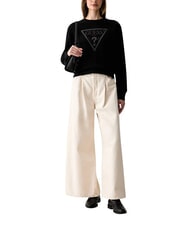 GUESS BASIC TRIANGLE Bluza z okrągłym dekoltem odrzutowiec - Bluzy damskie - 3