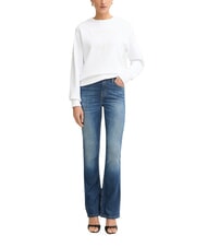 GUESS BASIC TRIANGLE Bluza z okrągłym dekoltem czysto biały - Bluzy damskie - 3