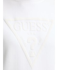 GUESS BASIC TRIANGLE Bluza z okrągłym dekoltem czysto biały - Bluzy damskie - 5