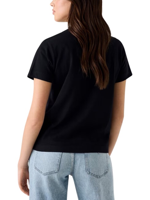 SEQUINS BIG LOGO Koszulka z kr&oacute;tkim rękawem i dużym logo odrzutowiec - Koszulki i topy damskie