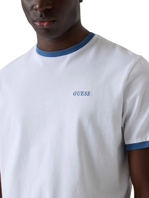 BASIC Koszulka z kr&oacute;tkim rękawem, czysta bawełna czysto biały - Koszulki męskie