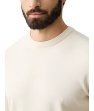 GUESS MASON PRINTED Sweter z okrągłym dekoltem modułowy l&oacute;d - Koszulki męskie - 4