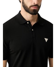 GUESS BASIC Koszulka polo bawełniana odrzutowiec - Polo męskie - 4