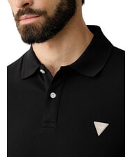 GUESS BASIC Koszulka polo bawełniana odrzutowiec - Polo męskie - 5