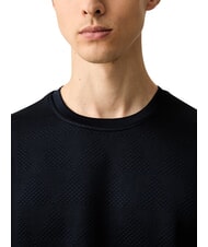 GUESS ALL OVER JACQUARD Bluza z okrągłym dekoltem ao makro 4g tr&oacute;jkąt - Bluzy męskie - 4