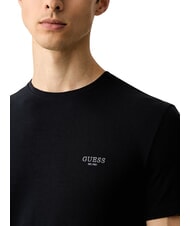GUESS CORE Koszulka z kr&oacute;tkim rękawem, dopasowana inteligentnyniebieski - Koszulki męskie - 4