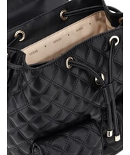 GUESS GIULLY 2 Plecak z kieszeniami z przodu CZARNY - Torby damskie - 6