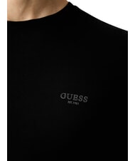 GUESS CORE Koszulka z długim rękawem, dopasowana odrzutowiec - Koszulki męskie - 5
