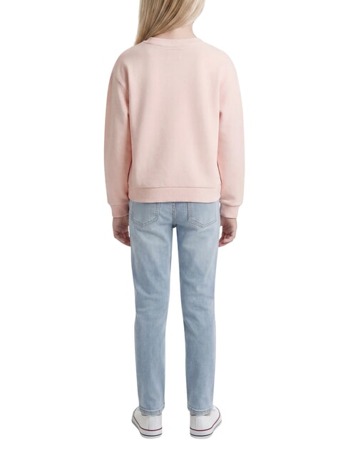 KIDS ACTIVE Bluza z okrągłym dekoltem, czysta bawełna balet r&oacute;żowy - Bluzy dziecięce