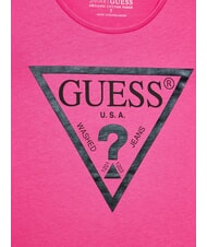 GUESS KIDS Koszulka z logo tr&oacute;jkąta r&oacute;żowa wycieczka - Koszulka dziecięca - 3