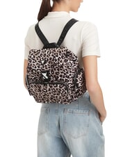GUESS GIRL ALLOVER Plecak wielokieszeniowy zajęcia z nadrukiem w panterkę - Torby damskie - 2