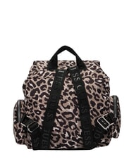 GUESS GIRL ALLOVER Plecak wielokieszeniowy zajęcia z nadrukiem w panterkę - Torby damskie - 3