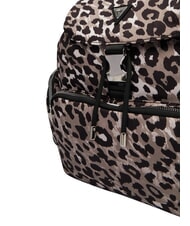 GUESS GIRL ALLOVER Plecak wielokieszeniowy zajęcia z nadrukiem w panterkę - Torby damskie - 6