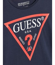 GUESS KIDS CORE Koszulka bawełniana inteligentnyniebieski - Koszulka dziecięca - 3