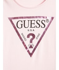 GUESS KIDS Koszulka z logo tr&oacute;jkąta balet r&oacute;żowy - Koszulka dziecięca - 3