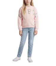 GUESS KIDS ACTIVE Bluza z okrągłym dekoltem, czysta bawełna - Bluzy dziecięce