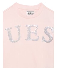 GUESS KIDS ACTIVE Bluza z okrągłym dekoltem, czysta bawełna balet r&oacute;żowy - Bluzy dziecięce - 5