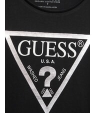 GUESS KIDS Koszulka z nadrukiem z logo tr&oacute;jkąta odrzutowiec - Koszulka dziecięca - 3