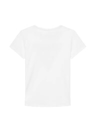 GUESS KIDS Koszulka z nadrukiem z logo tr&oacute;jkąta czysto biały - Koszulka dziecięca - 2