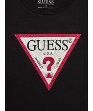 GUESS KIDS Koszulka z długim rękawem i kryształkami odrzutowiec - Koszulka dziecięca - 3