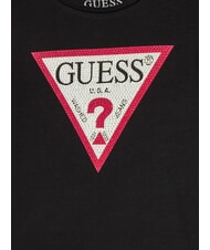 GUESS KIDS Koszulka z kr&oacute;tkim rękawem i kryształkami odrzutowiec - Koszulka dziecięca - 3