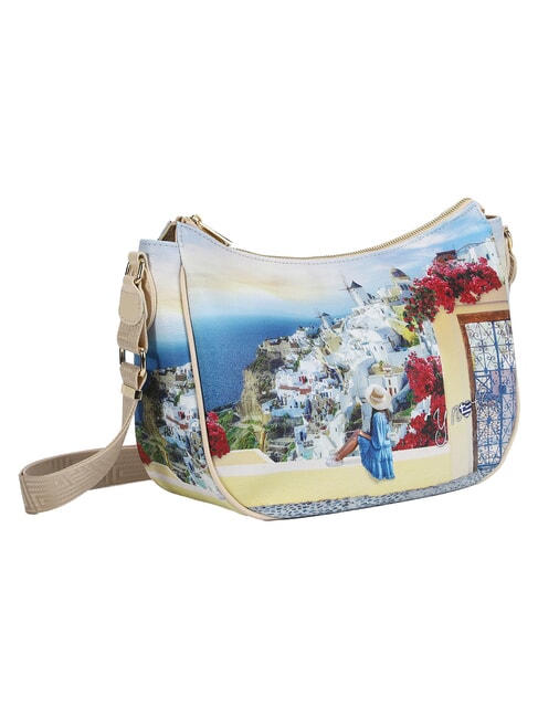 YESBAG Torba na ramię typu hobo Greckie lato - Torby damskie