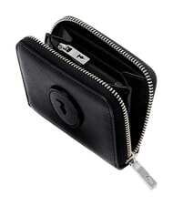 TRUSSARDI SOCIETY Portfel sk&oacute;rzany czarny - Portfele damskie - 2