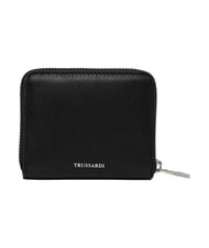 TRUSSARDI SOCIETY Portfel sk&oacute;rzany czarny - Portfele damskie - 3