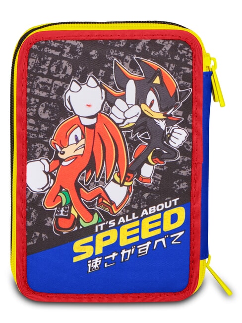THE HEDGEHOG SPEED Pi&oacute;rnik z zestawem szkolnym elektryczny błękit - Pi&oacute;rniki i akcesoria