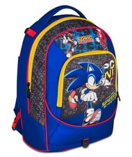 SONIC HEDGEHOG THE HEDGEHOG SPEED Plecak na k&oacute;łkach, odpinany elektryczny błękit - Plecaki z w&oacute;zkiem - 6